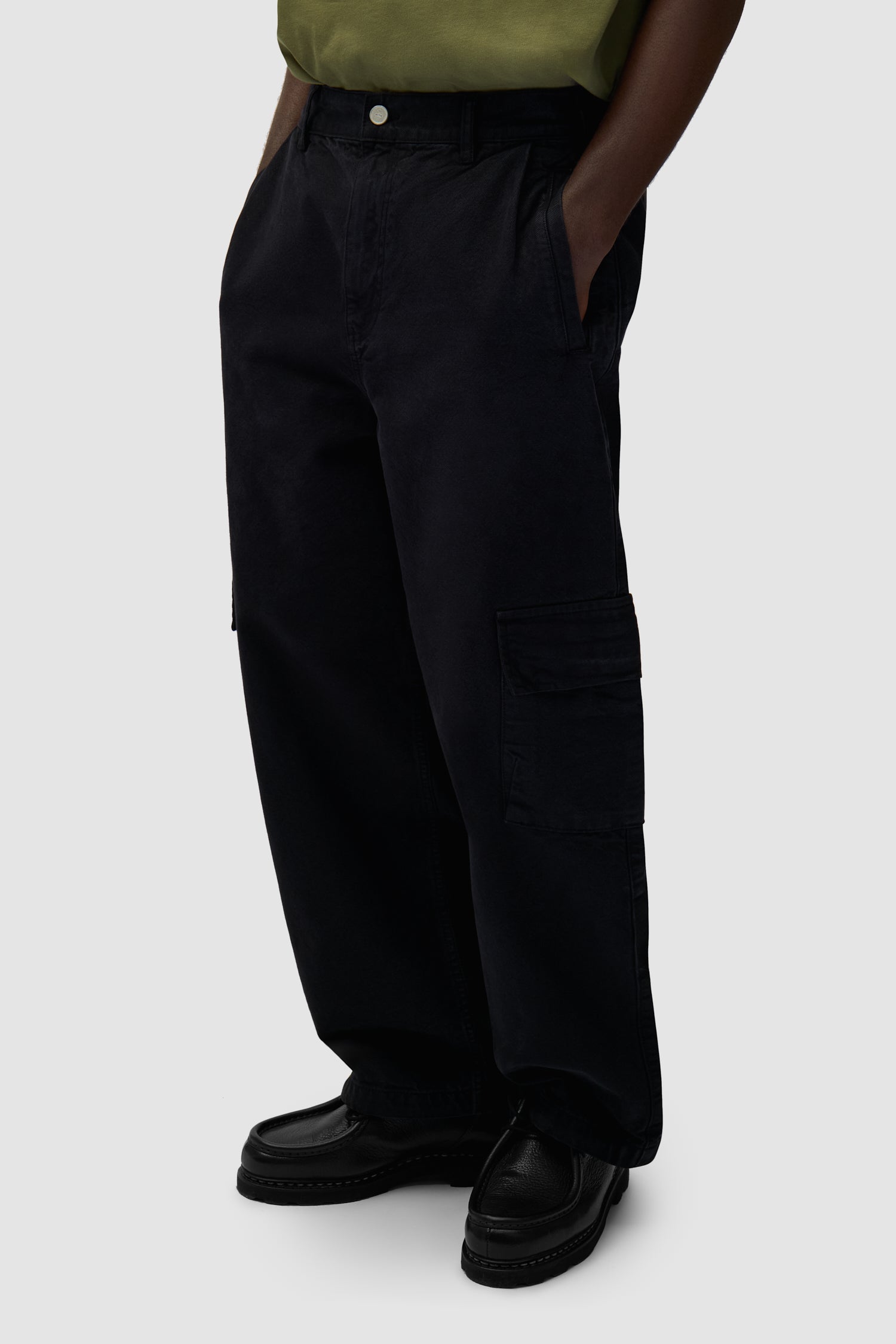 Pantalon cargo bas - Noir