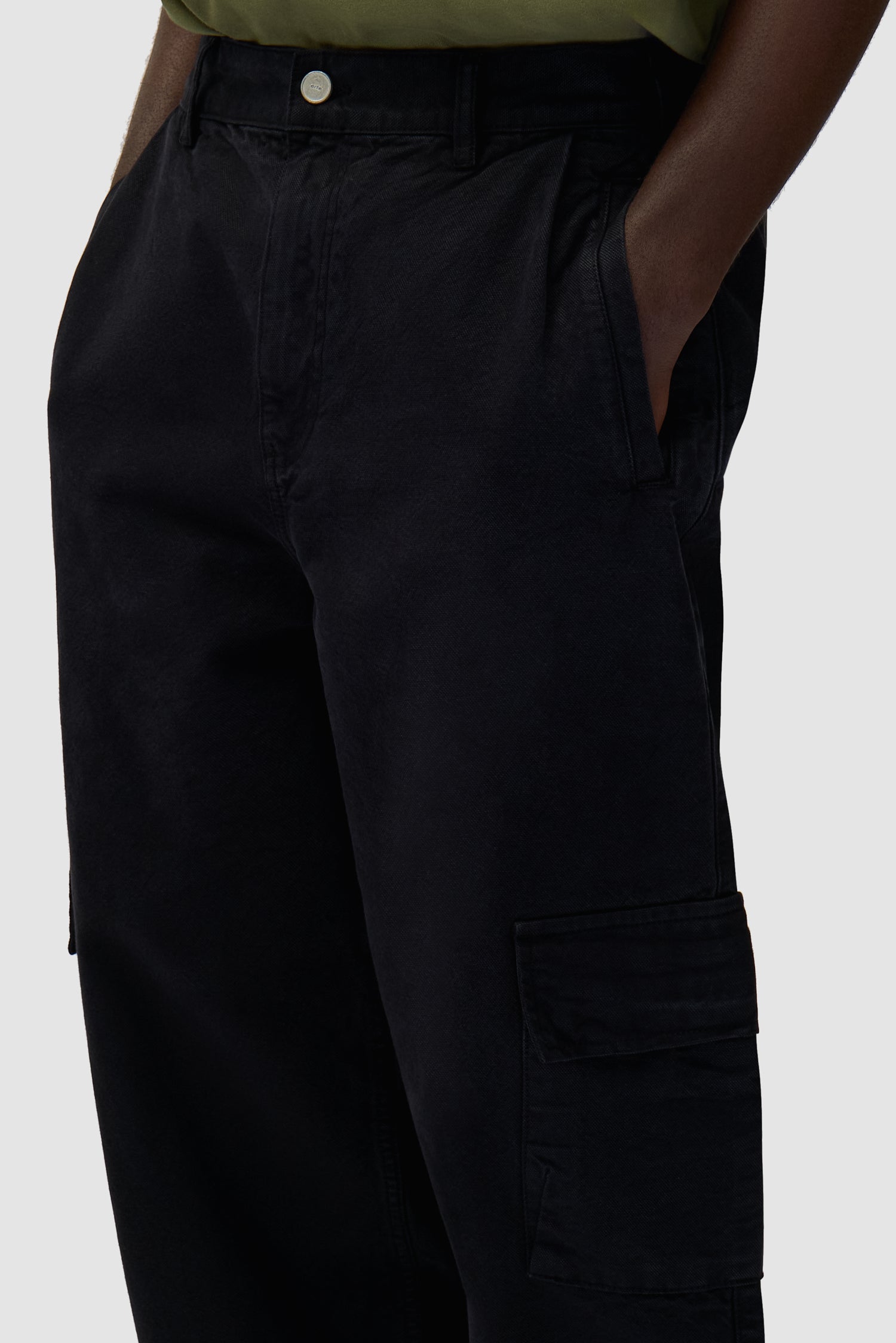 Pantalon cargo bas - Noir
