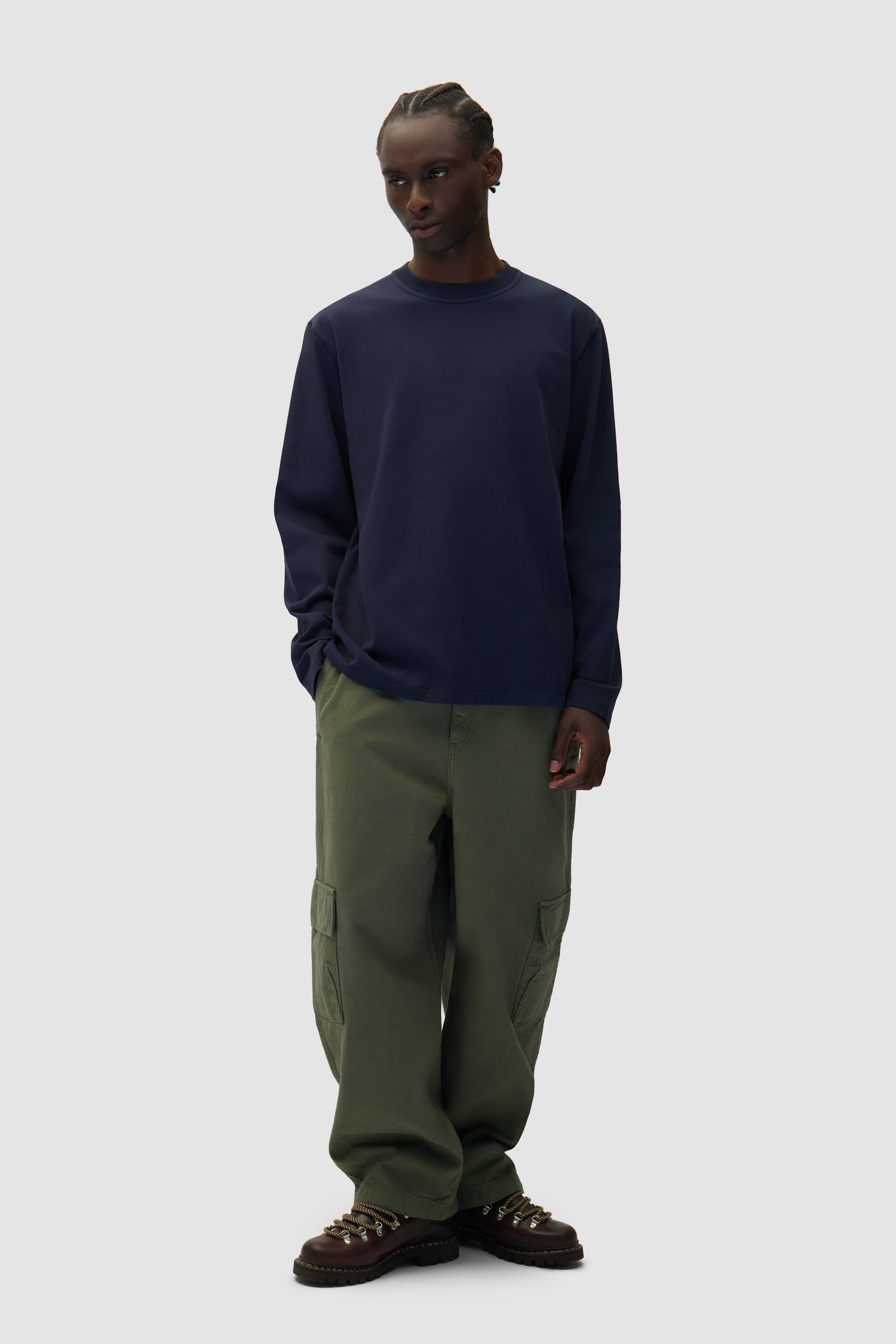 Pantalon cargo bas - Vert
