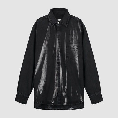 Chemise en denim - Denim noir