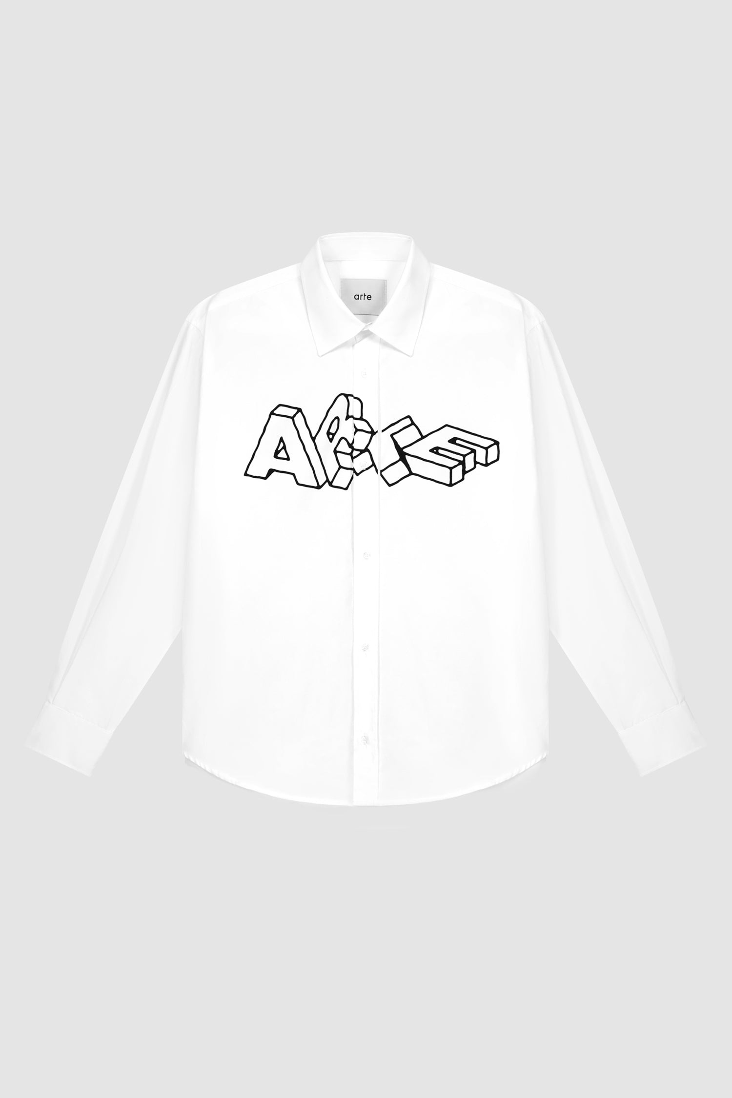 Arte Blocks Shirt - Blanc