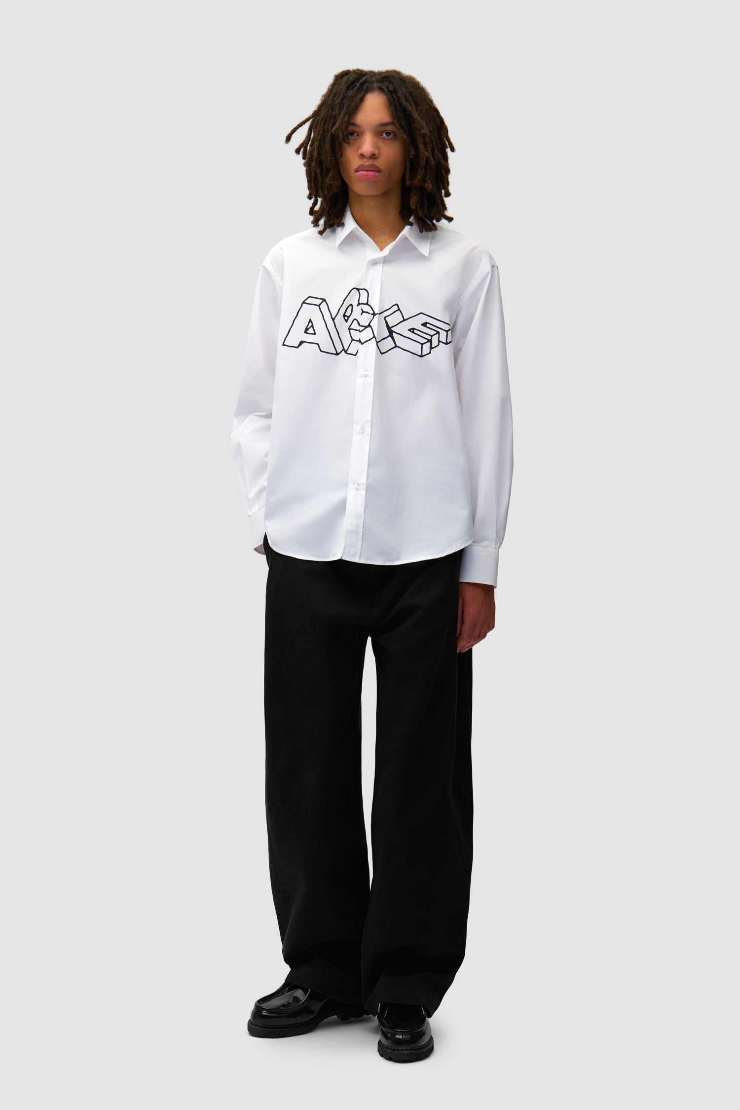 Arte Blocks Shirt - Blanc