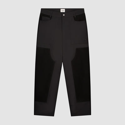 Pantalon combiné nylon/laine - Noir