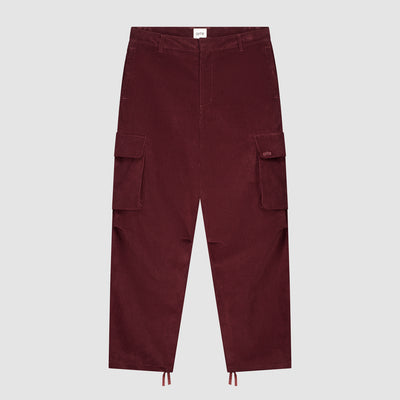 Pantalon cargo en velours côtelé - Bordeaux