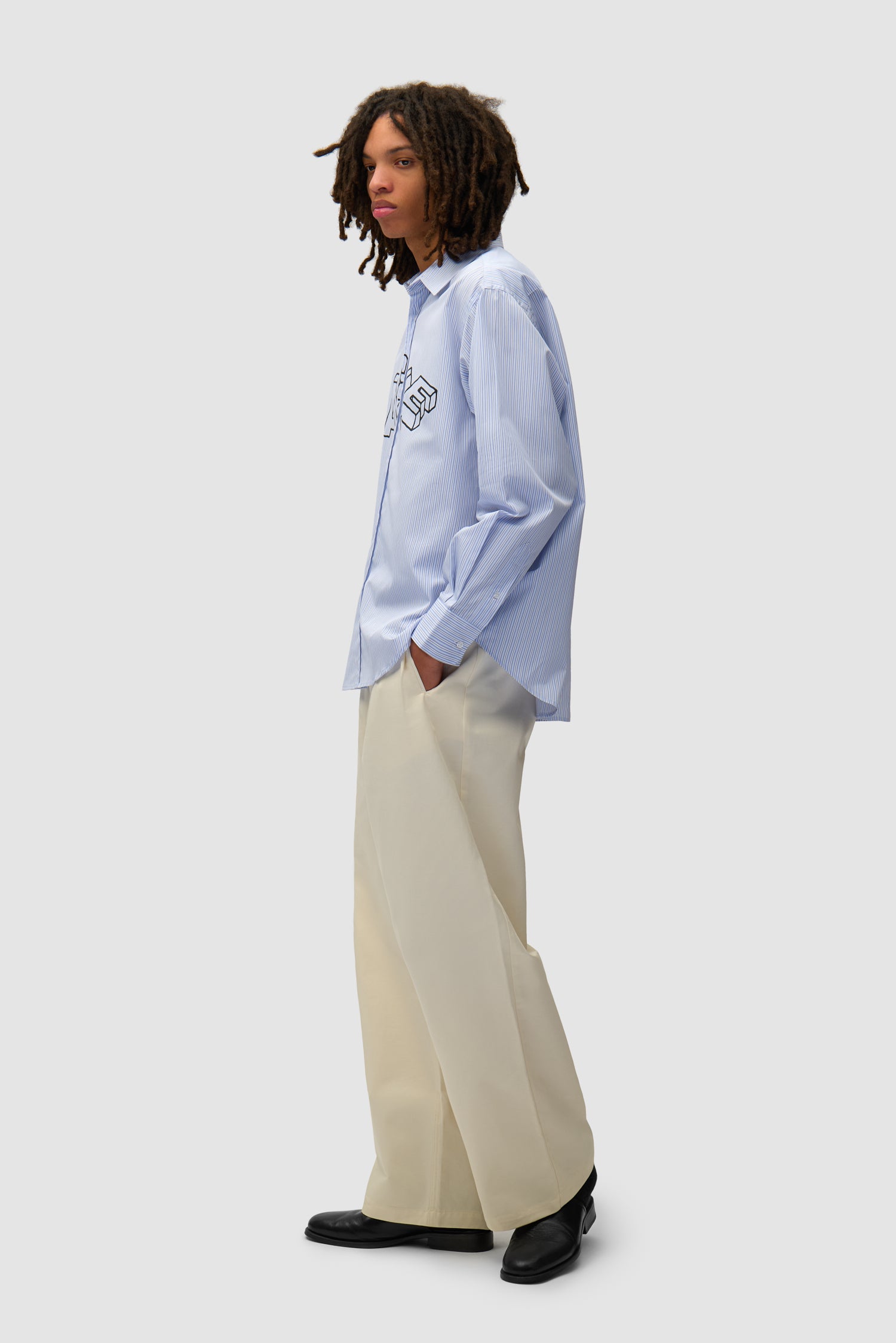 Pantalon habillé - Crème
