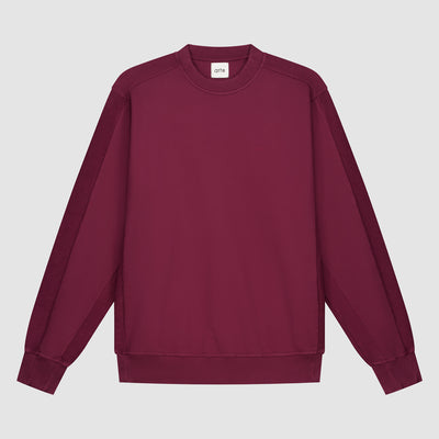 In/Out Crewneck - Bordeaux