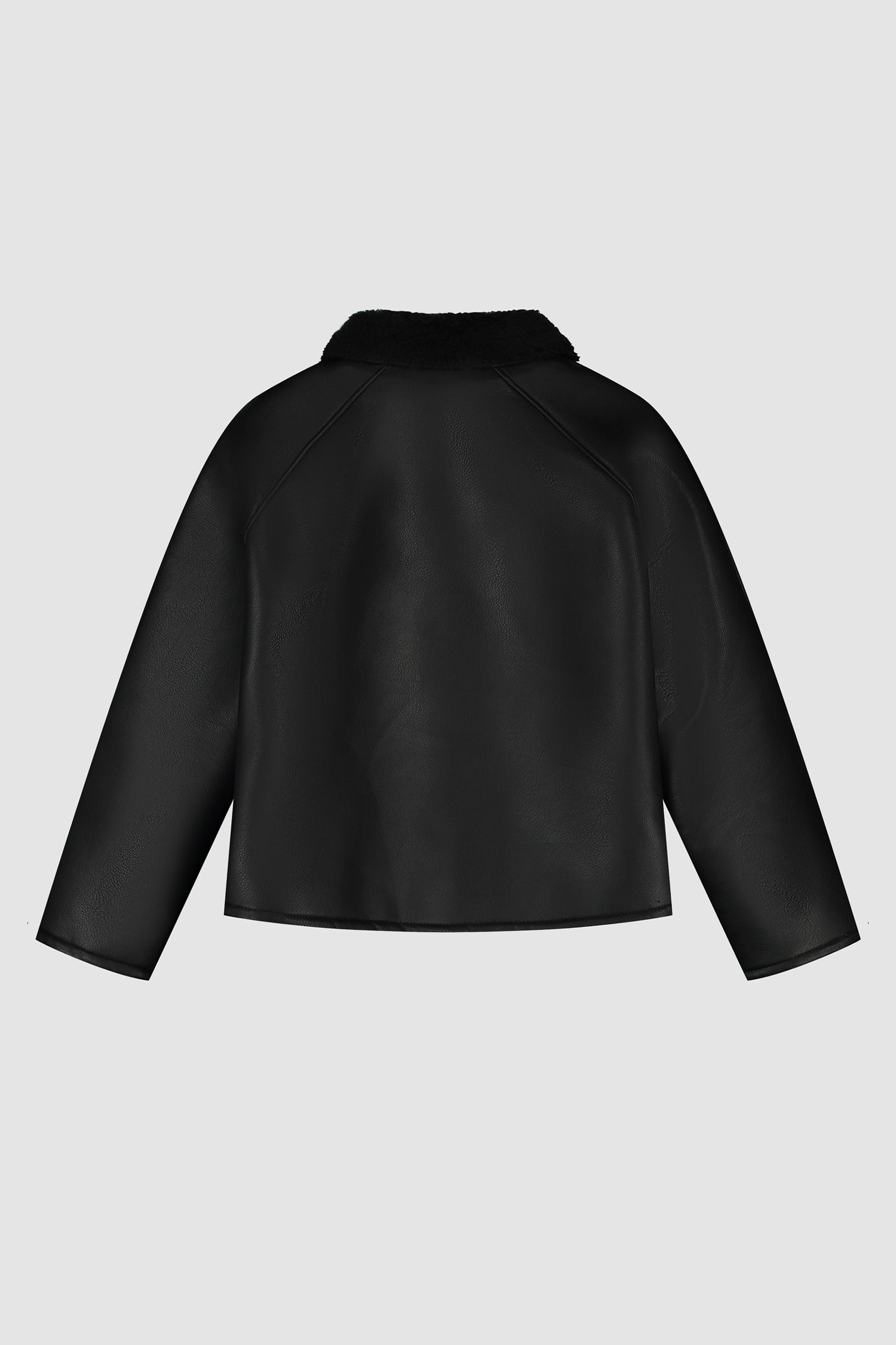 Veste en shearling - Noir
