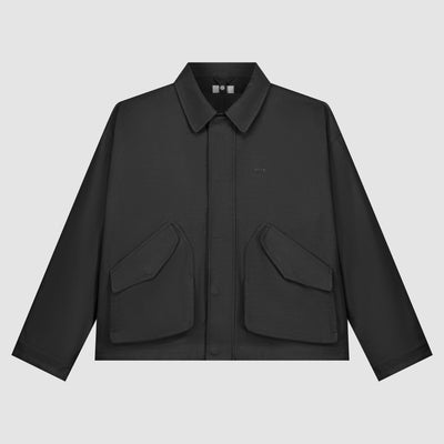 Inclined Pocket Jacket - Black (defect)
