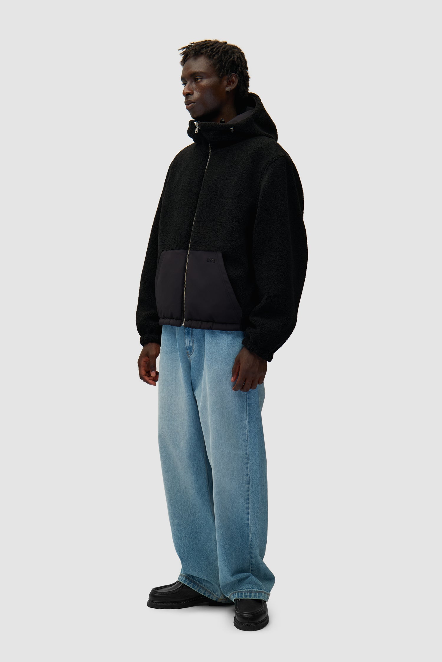 Veste technique en nylon - Noir