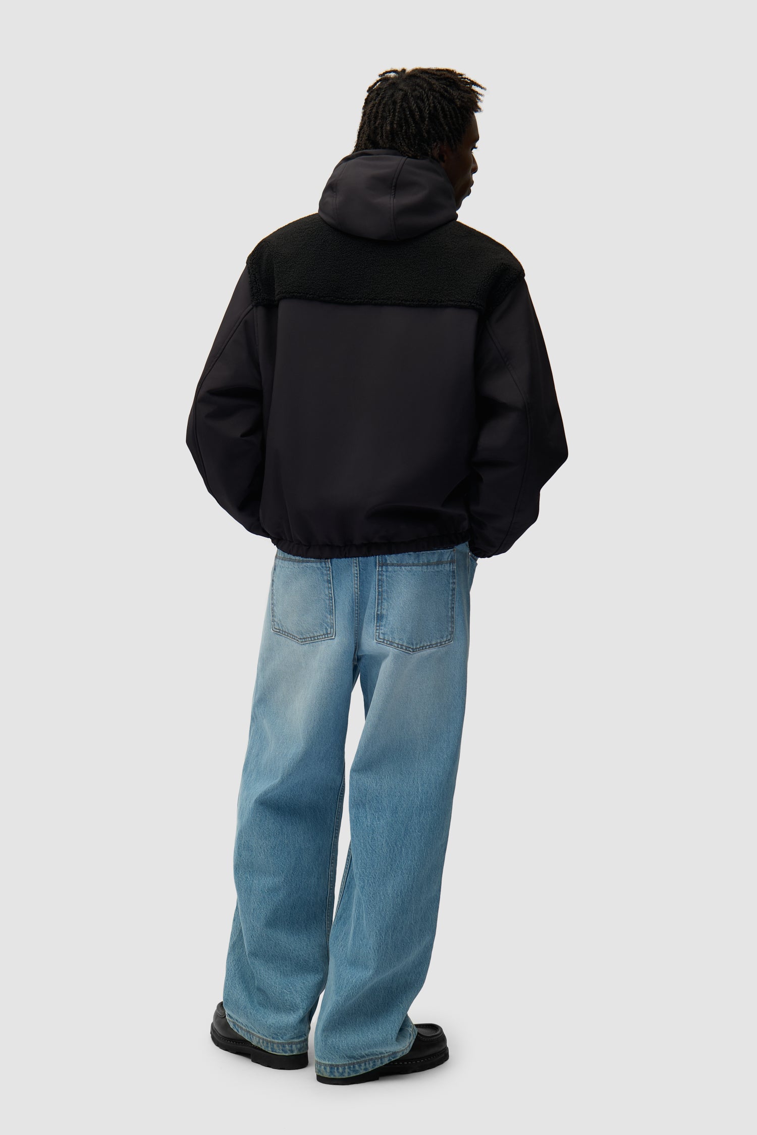 Veste technique en nylon - Noir