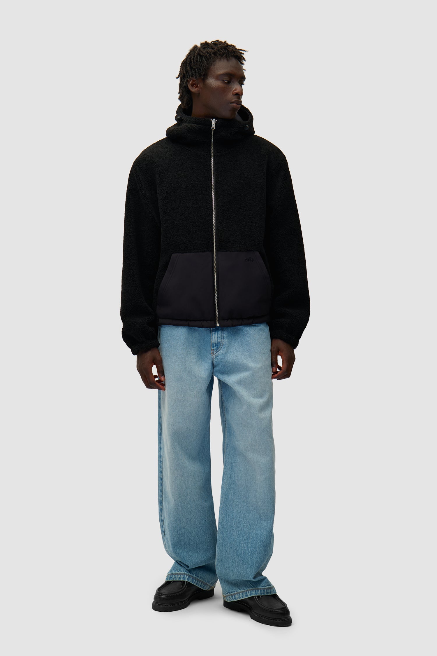Veste technique en nylon - Noir