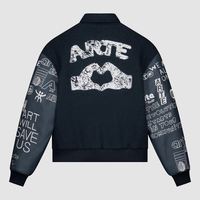 Veste de survêtement Graffiti - Marine