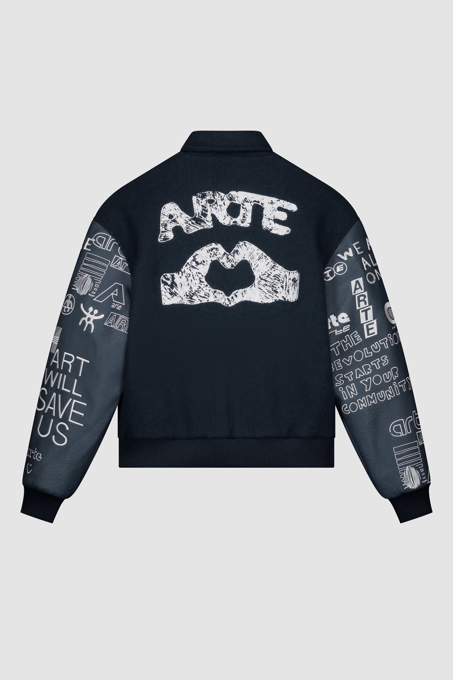 Veste de survêtement Graffiti - Marine