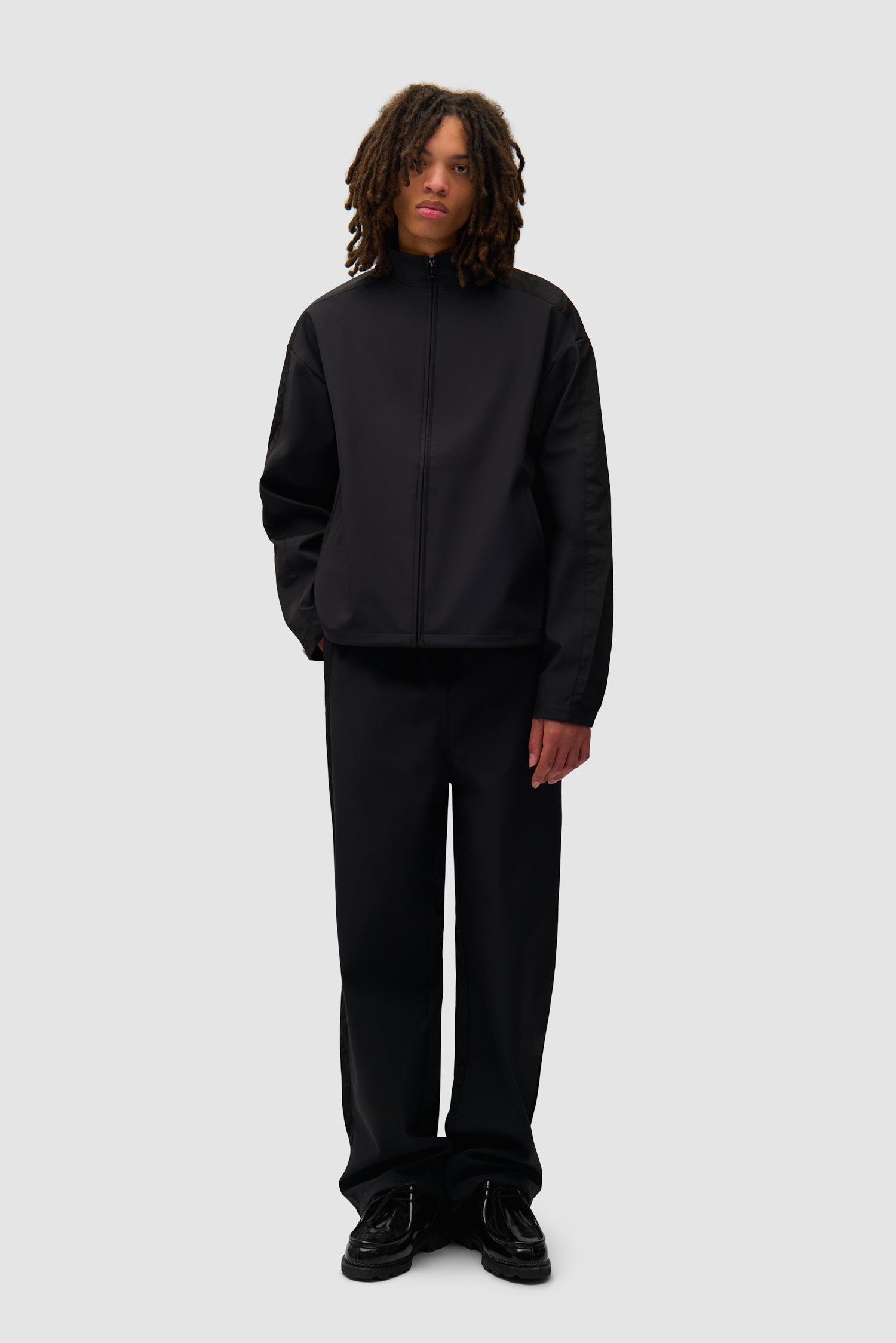 Veste de survêtement en nylon - Noir