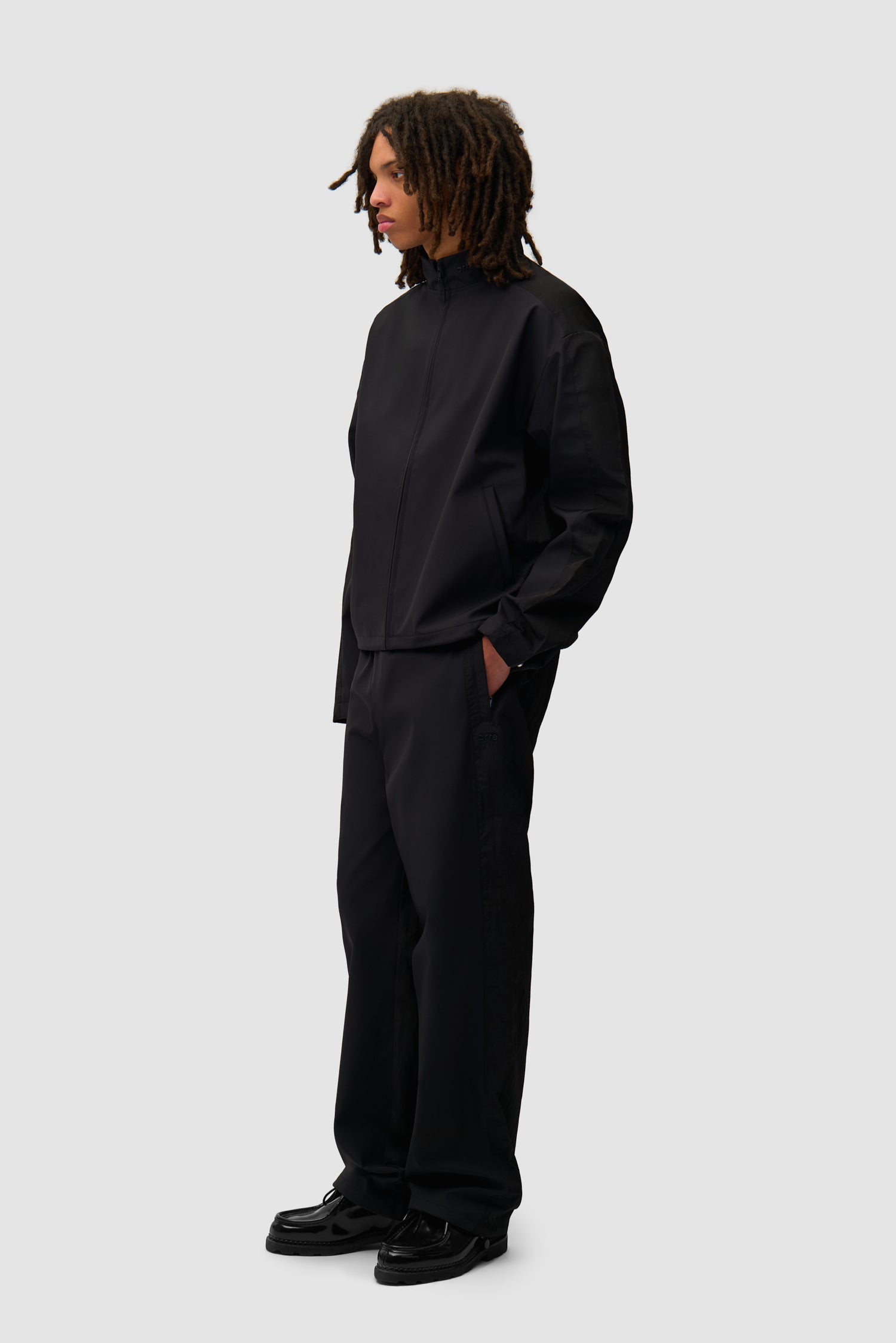 Veste de survêtement en nylon - Noir