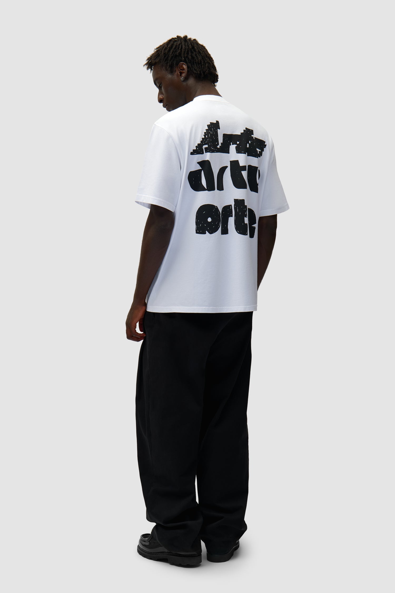 Multi Arte Print T-Shirt - White