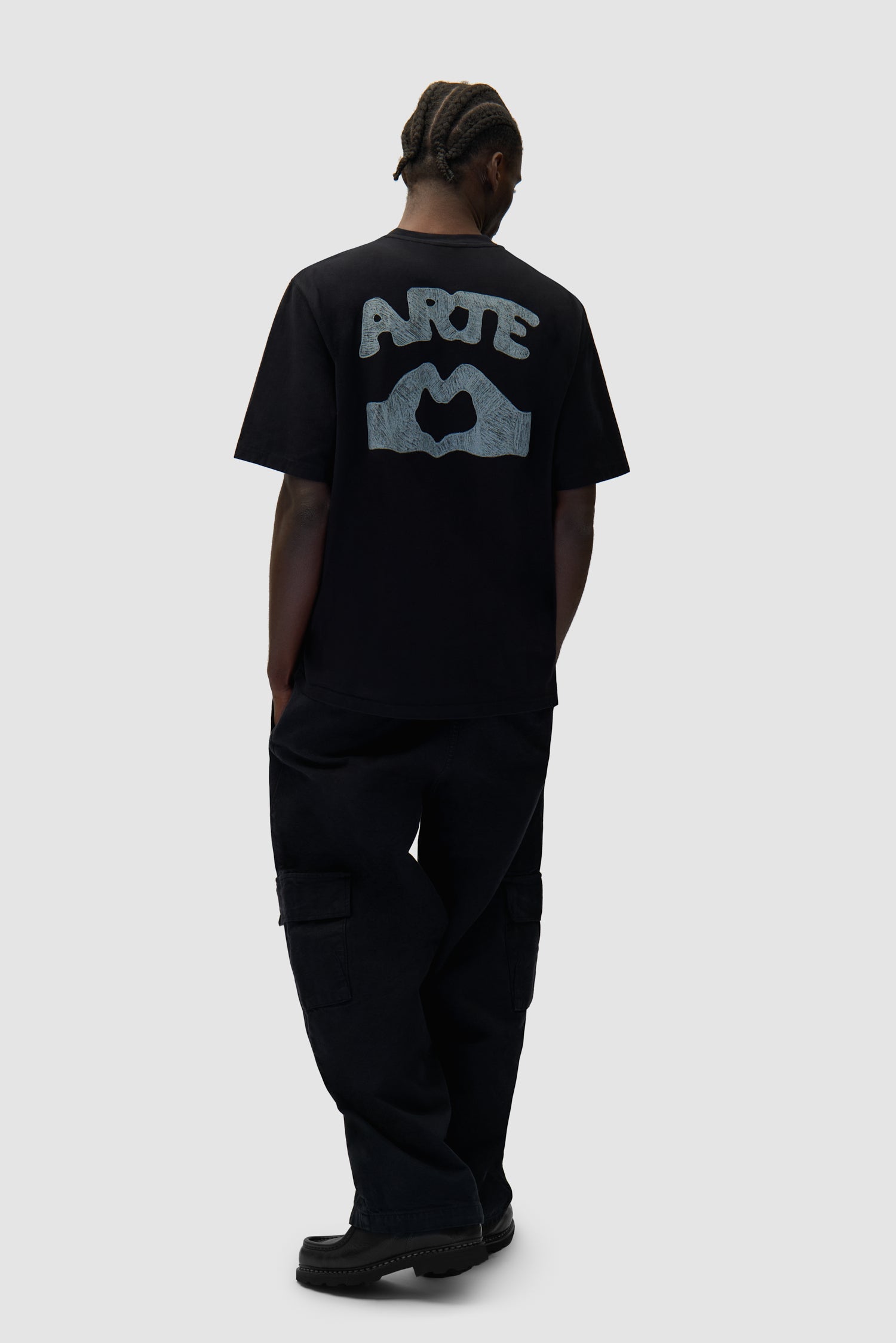T-shirt Diels Scribble - Noir