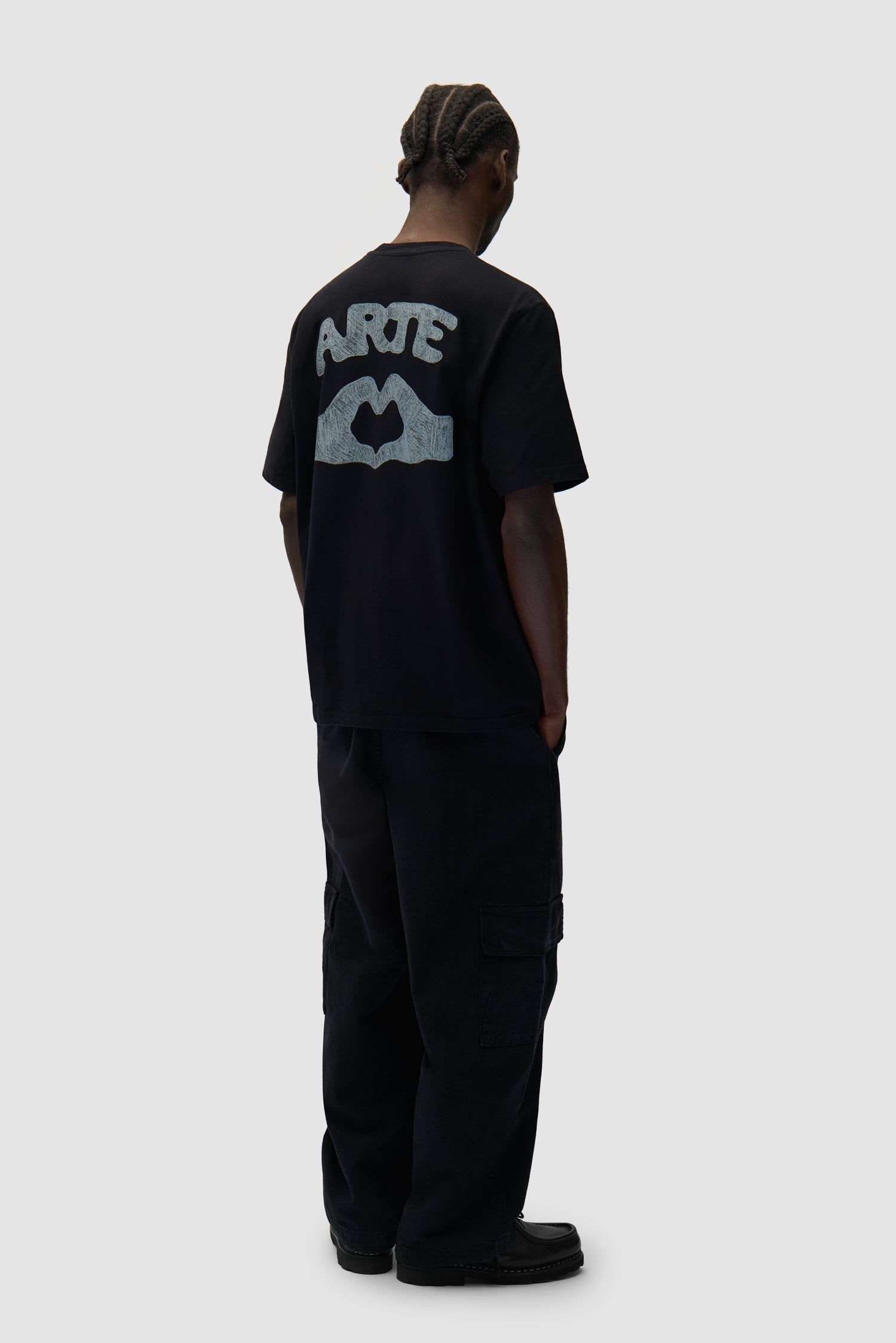T-shirt Diels Scribble - Noir