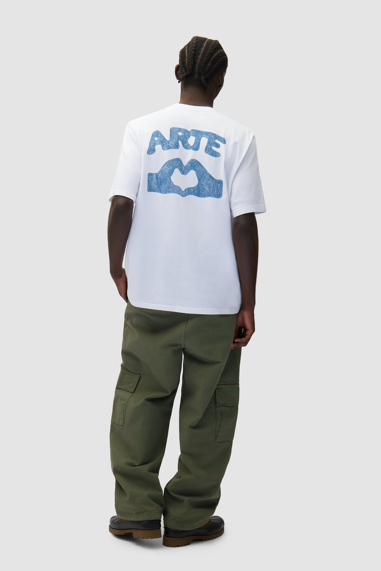 T-shirt Diels Scribble - Blanc