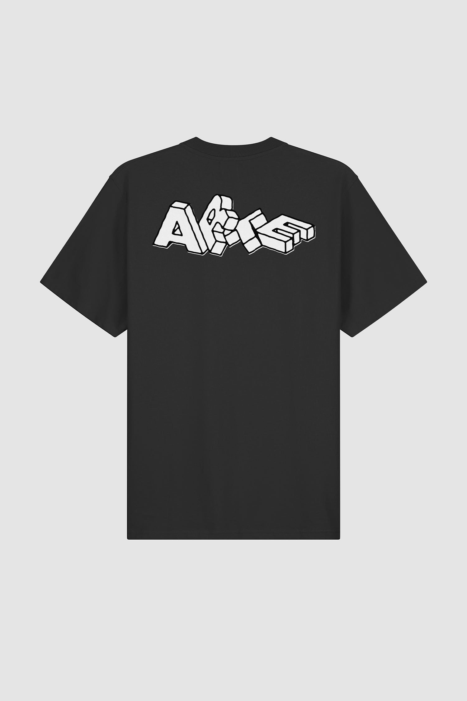 T-shirt imprimé Blocks - Noir
