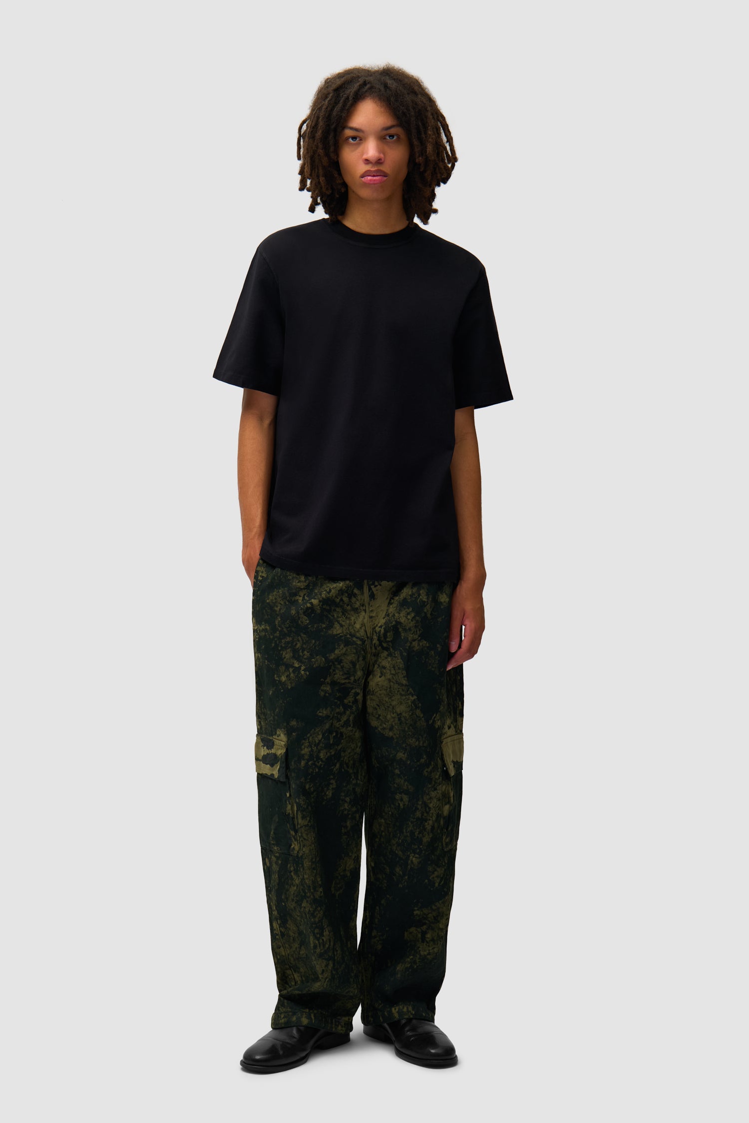 T-shirt imprimé Blocks - Noir