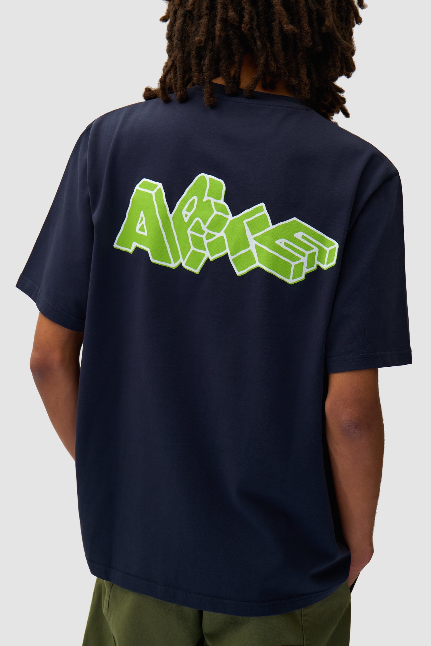 T-shirt imprimé Blocks - Marine