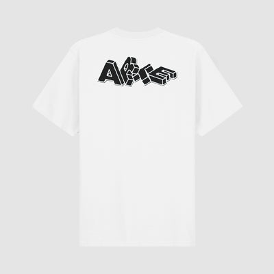 T-shirt imprimé Blocks - Blanc