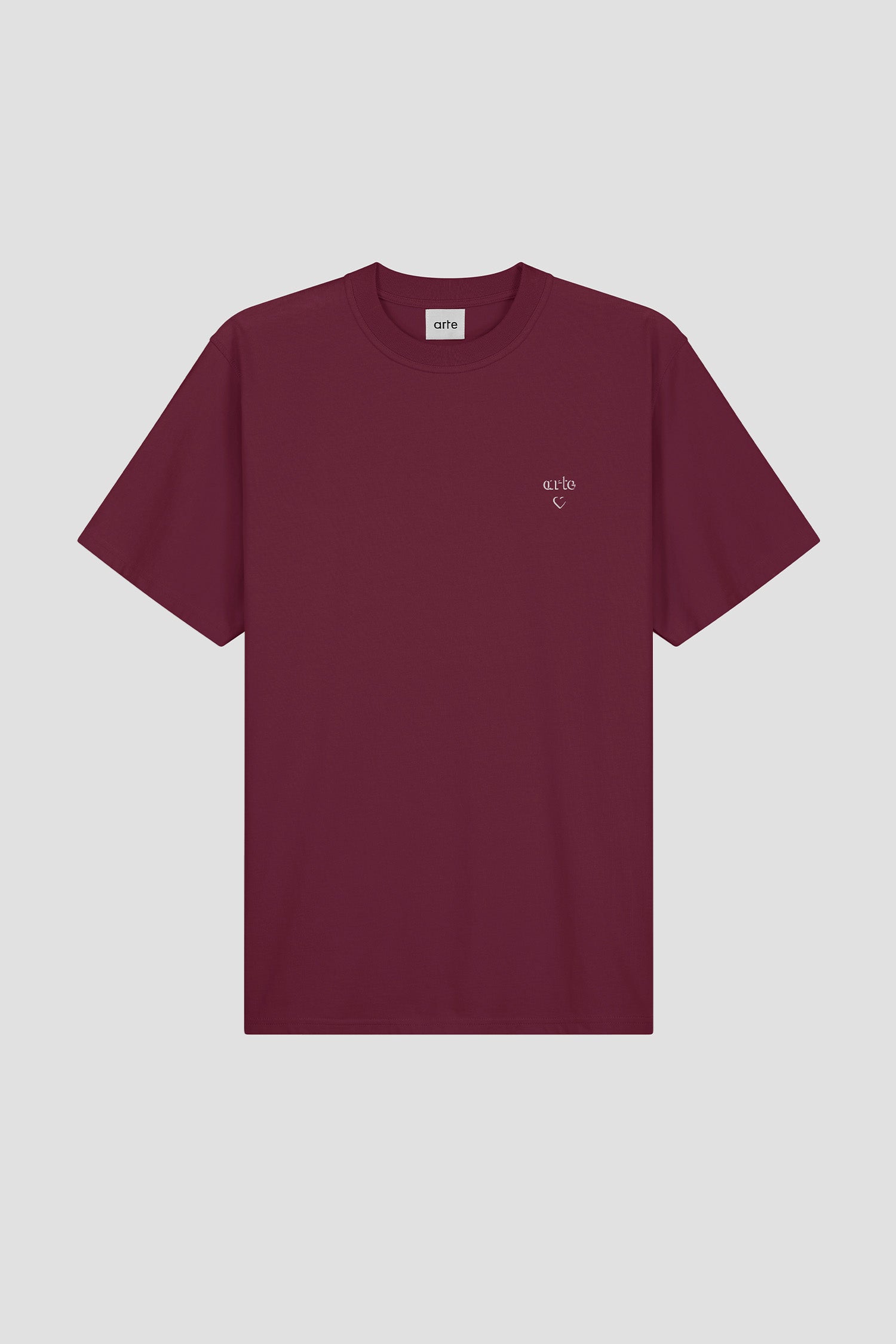 Arte Heart T-shirt - Bordeaux