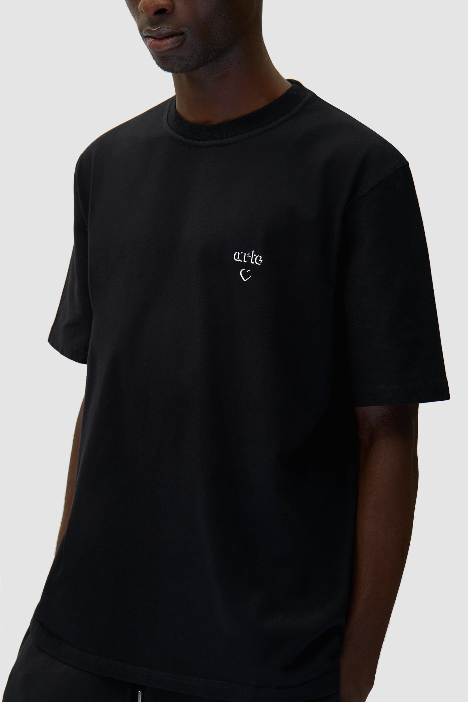 Arte - T-shirt cœur - Noir
