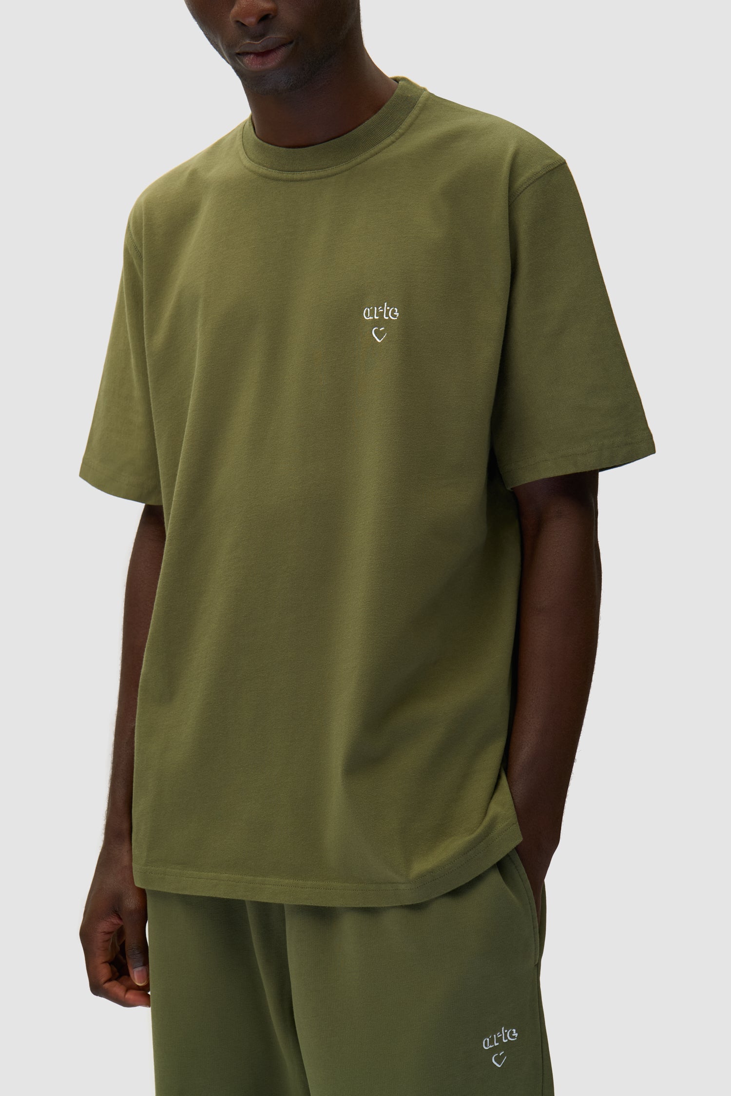 Arte - T-shirt cœur - Vert