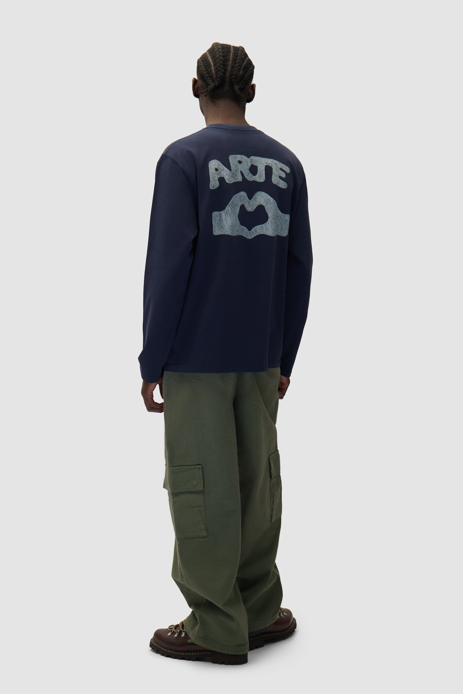 Diels Scribble Longsleeve - Navy