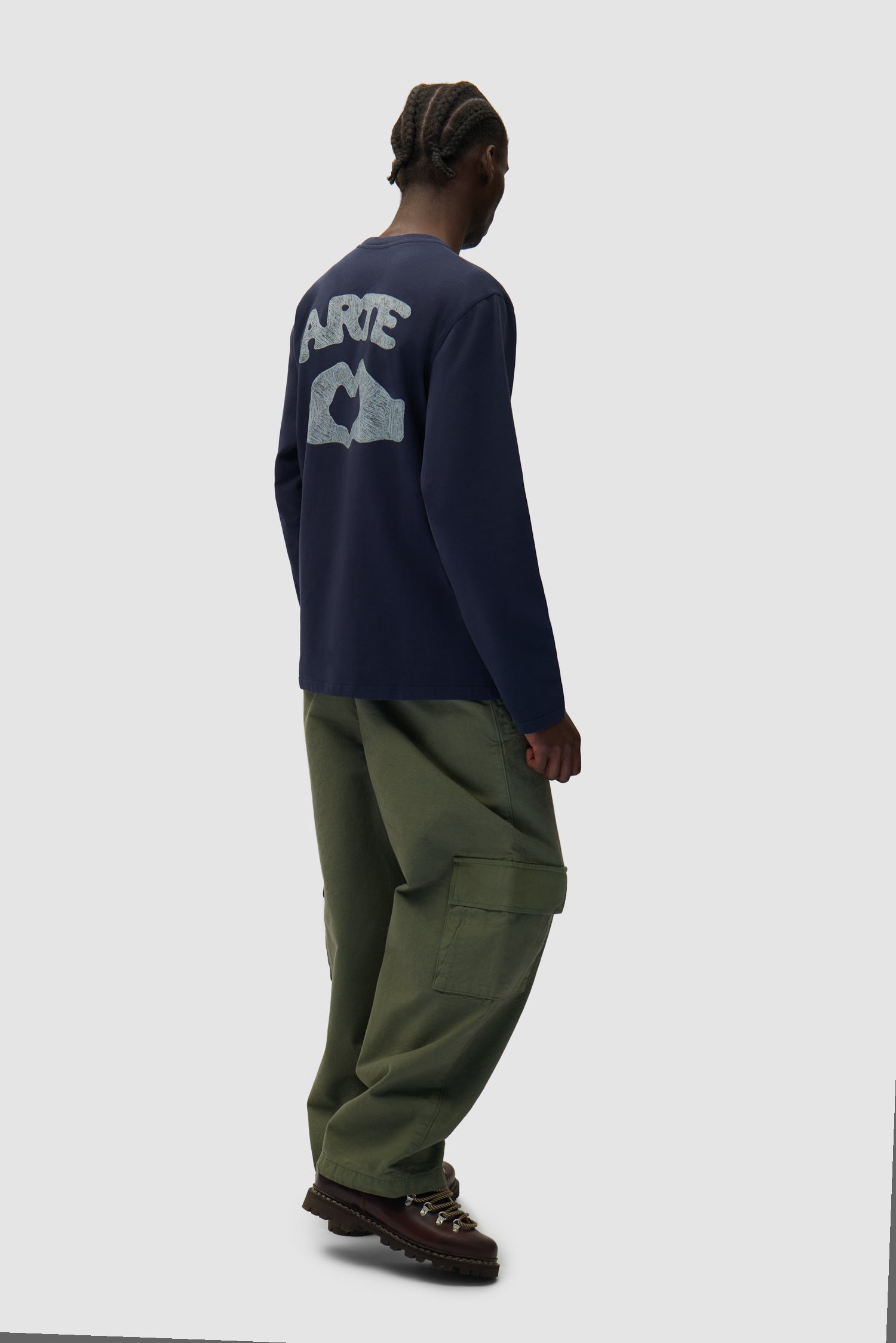 Diels Scribble Longsleeve - Navy