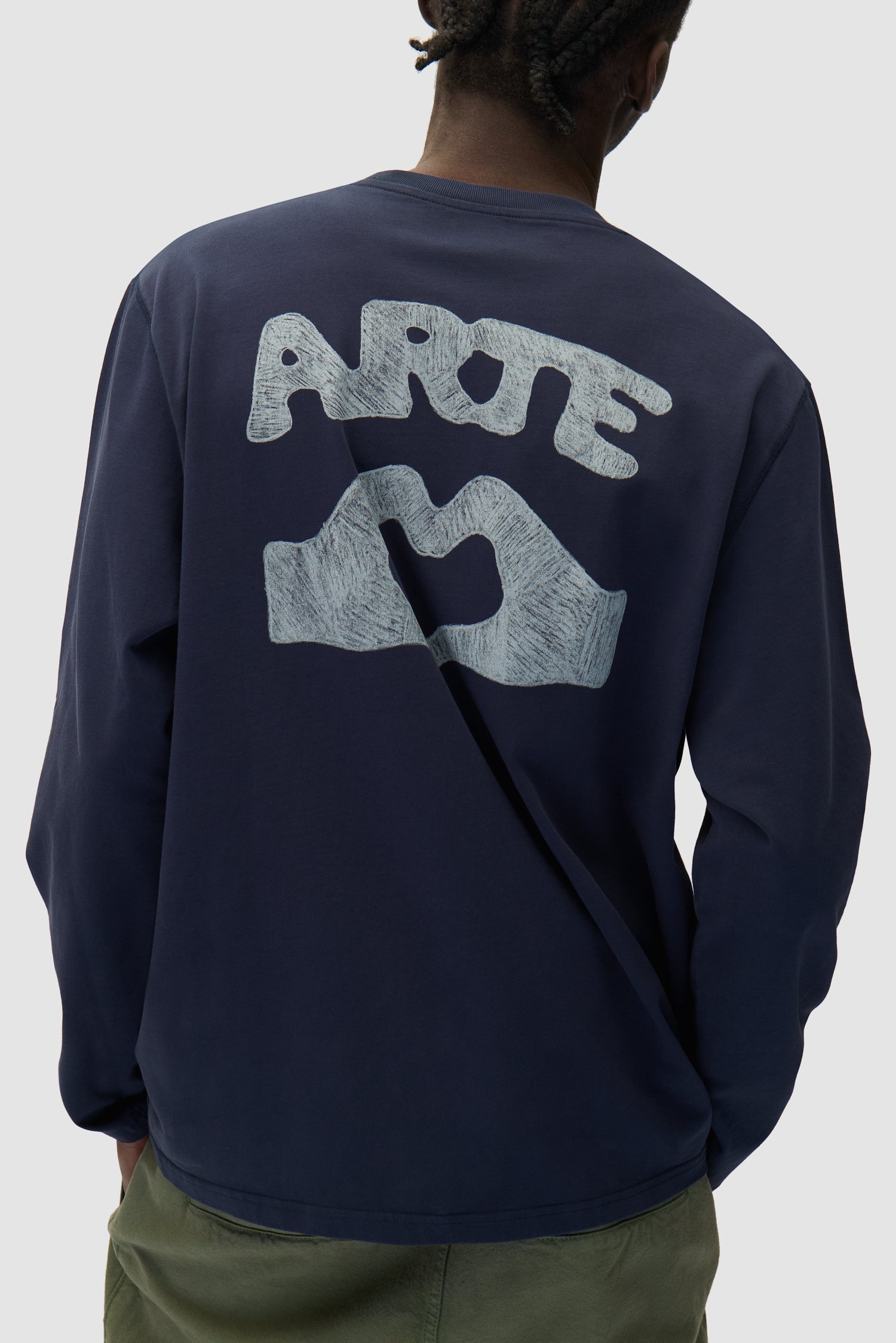 Diels Scribble Longsleeve - Navy