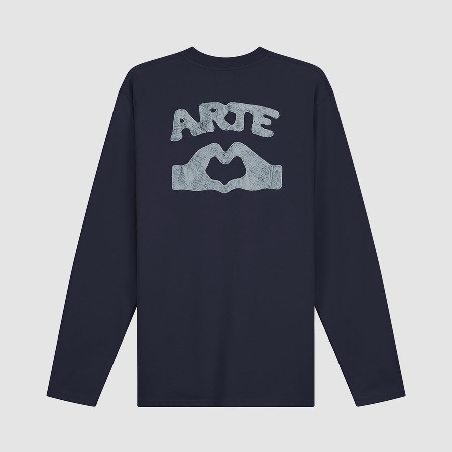 Diels Scribble Longsleeve - Navy