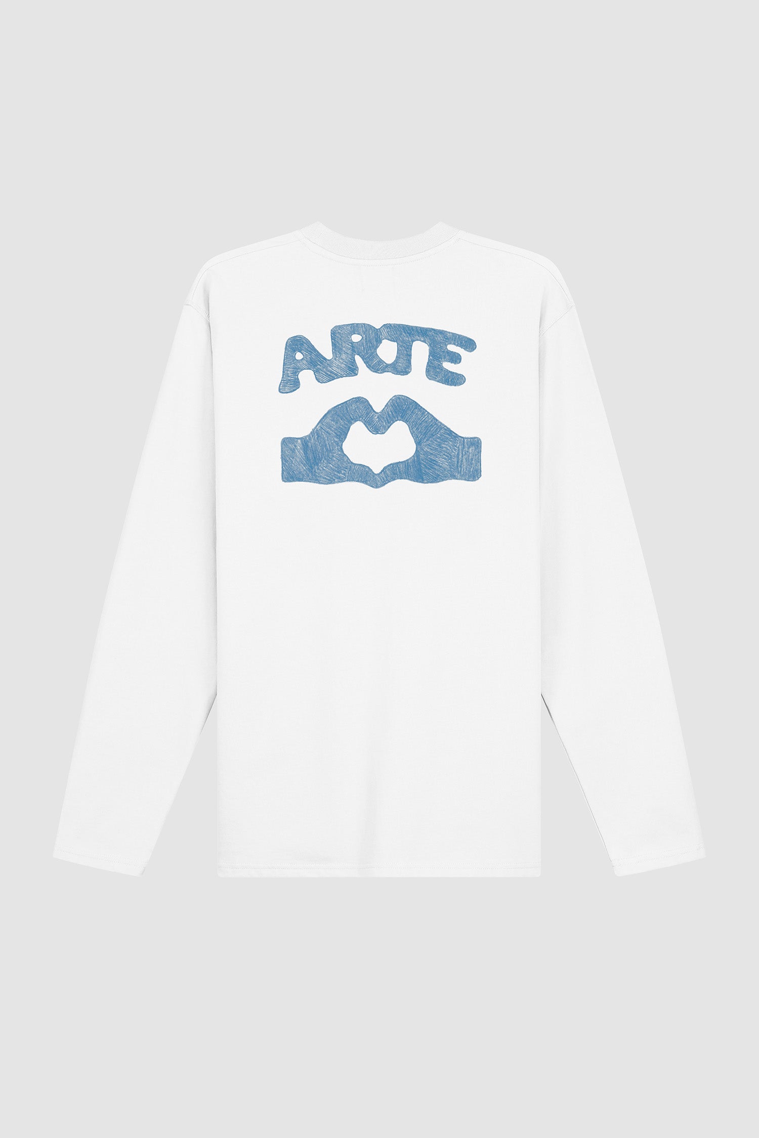 Diels Scribble Longsleeve - Blanc