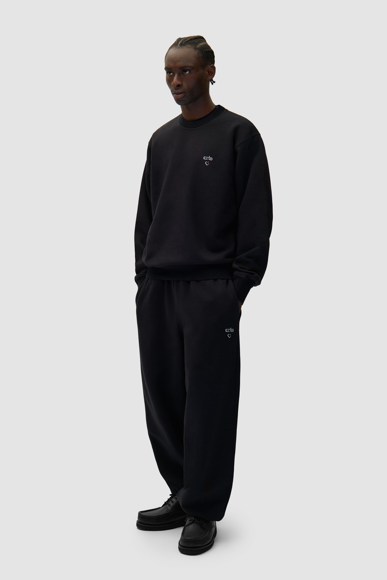 Arte Heart Crewneck - Noir