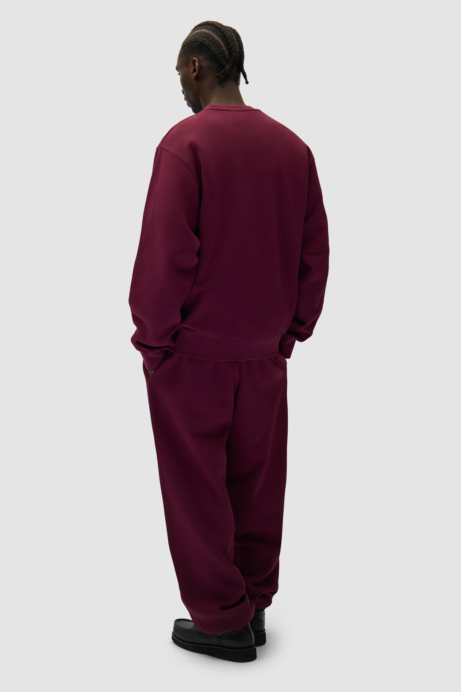 Arte Heart Crewneck - Bordeaux