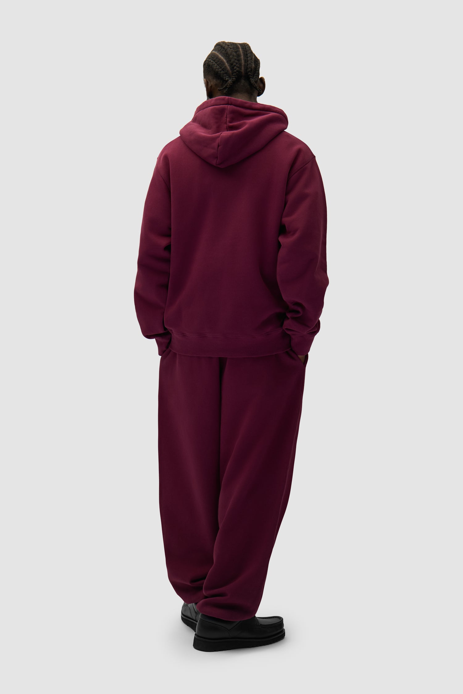 Arte Heart Hoodie - Bordeaux