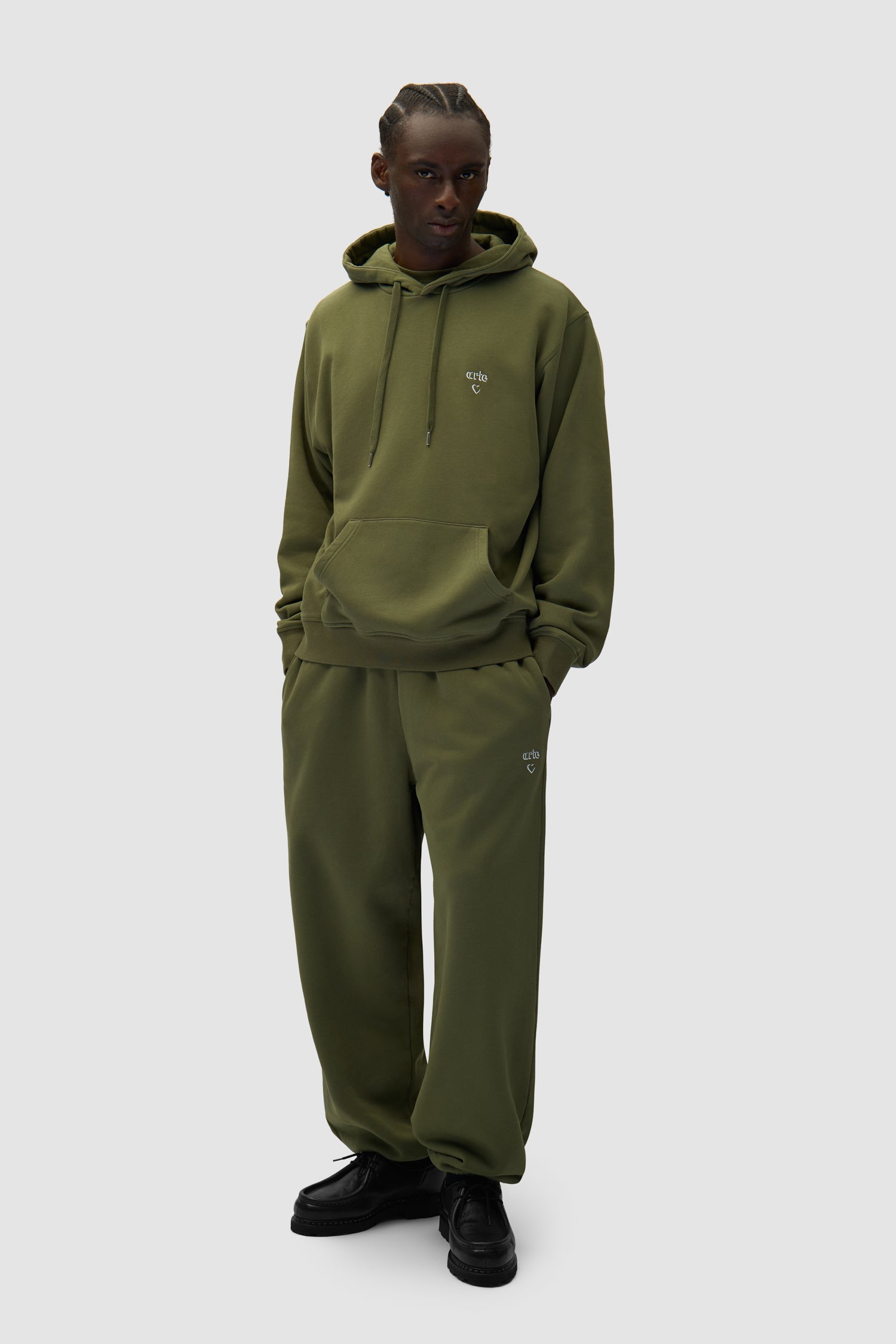 Arte Heart Hoodie - Green
