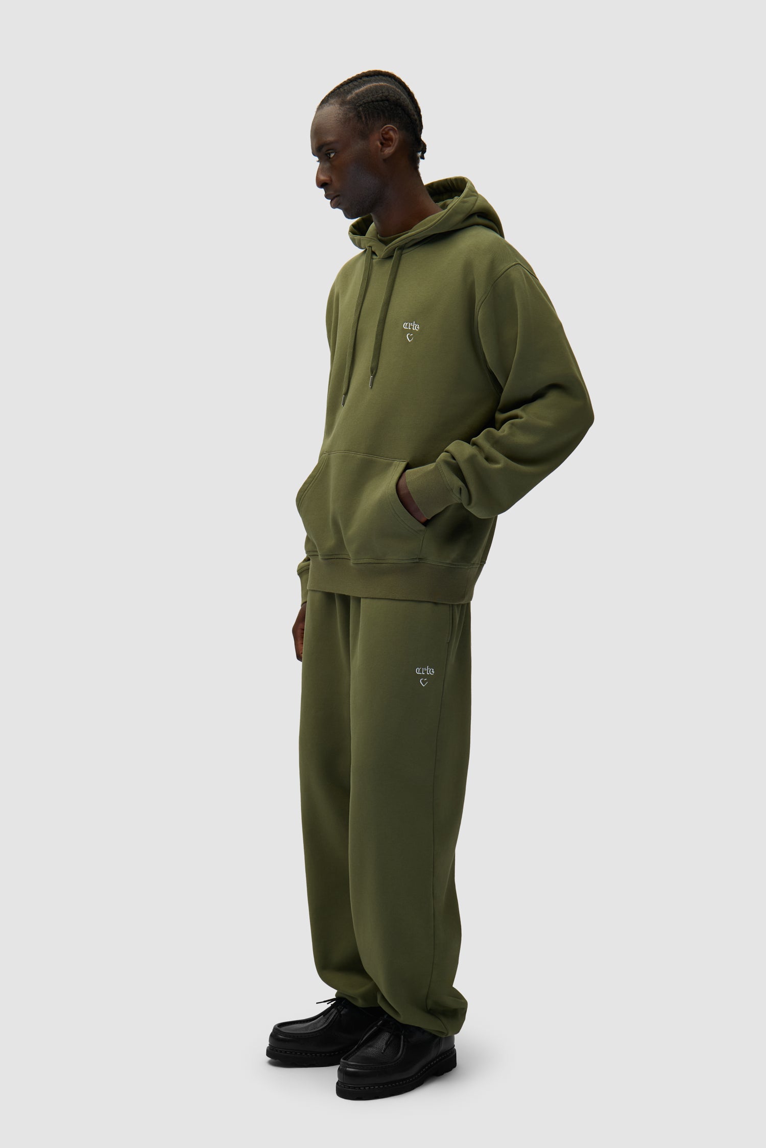 Arte Heart Hoodie - Green