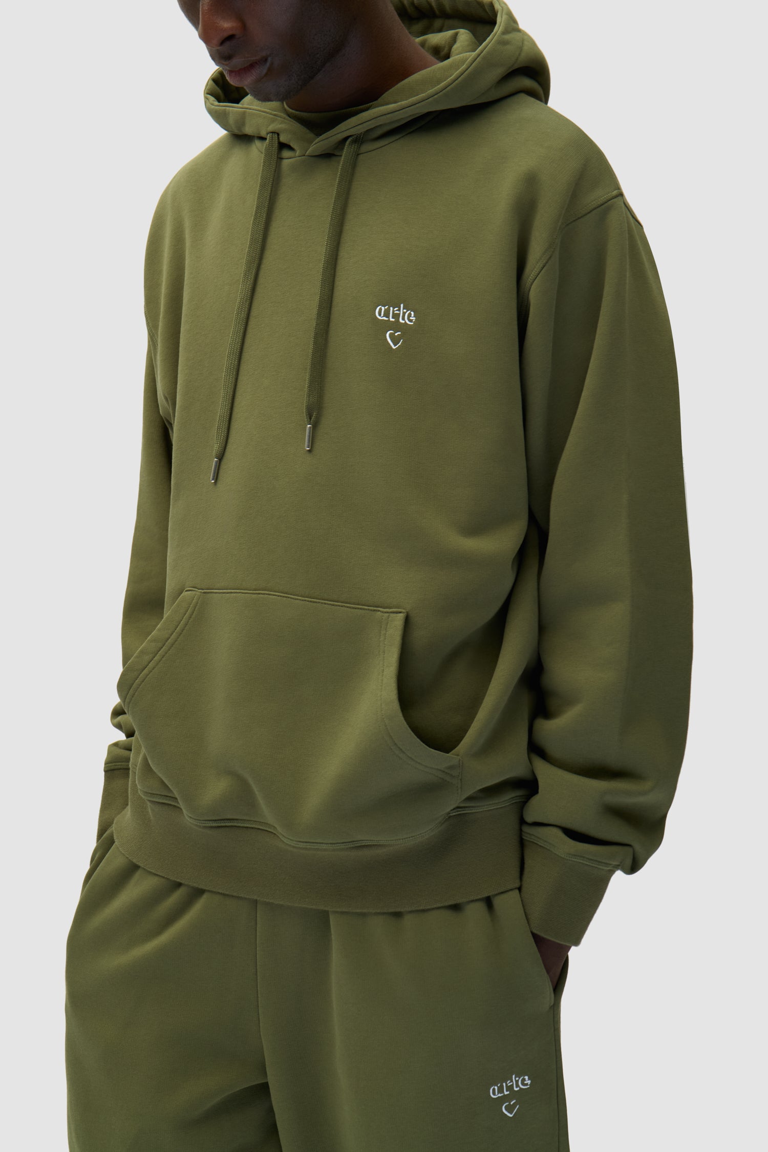 Arte Heart Hoodie - Green