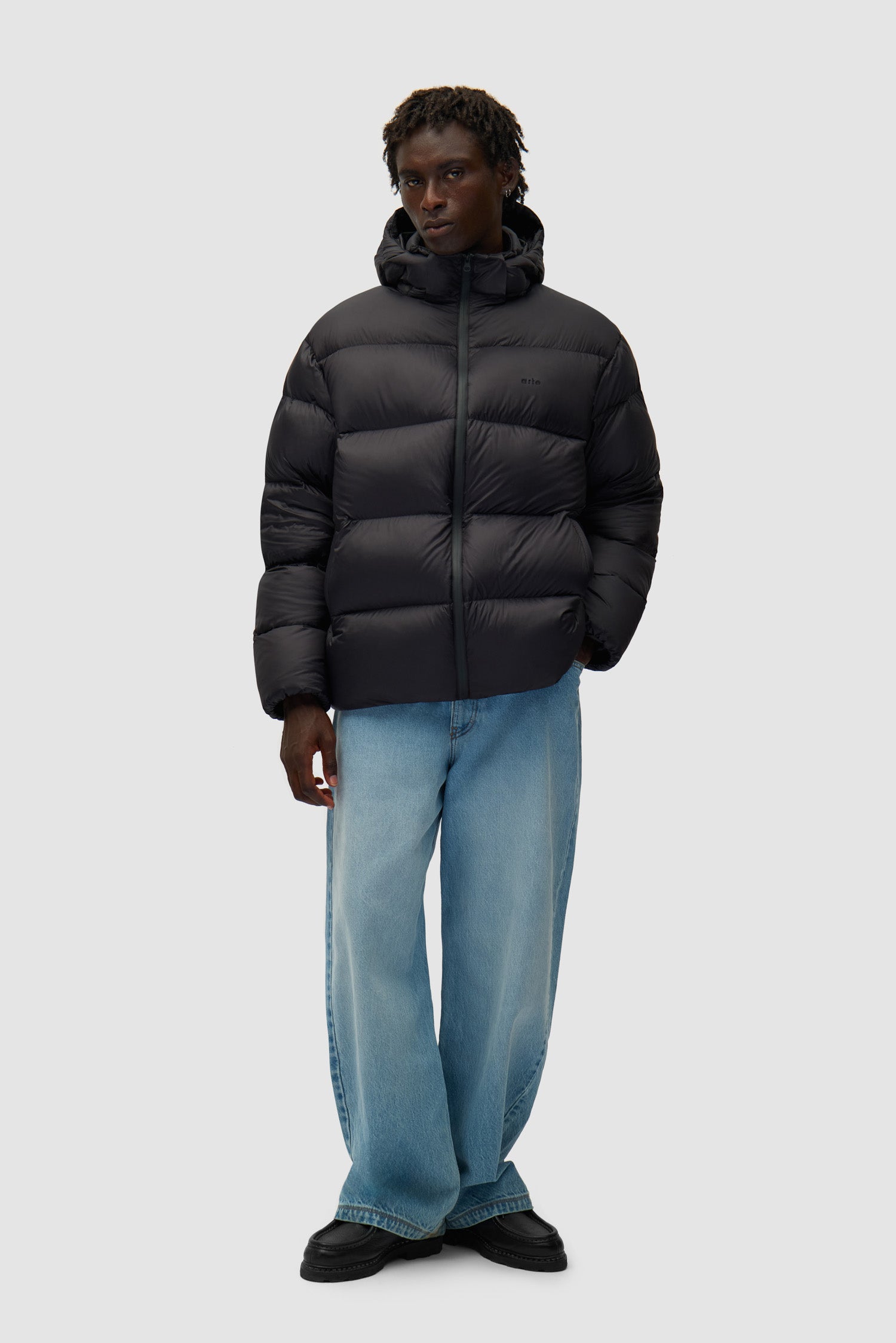 Arte Puffer Jacket - Black