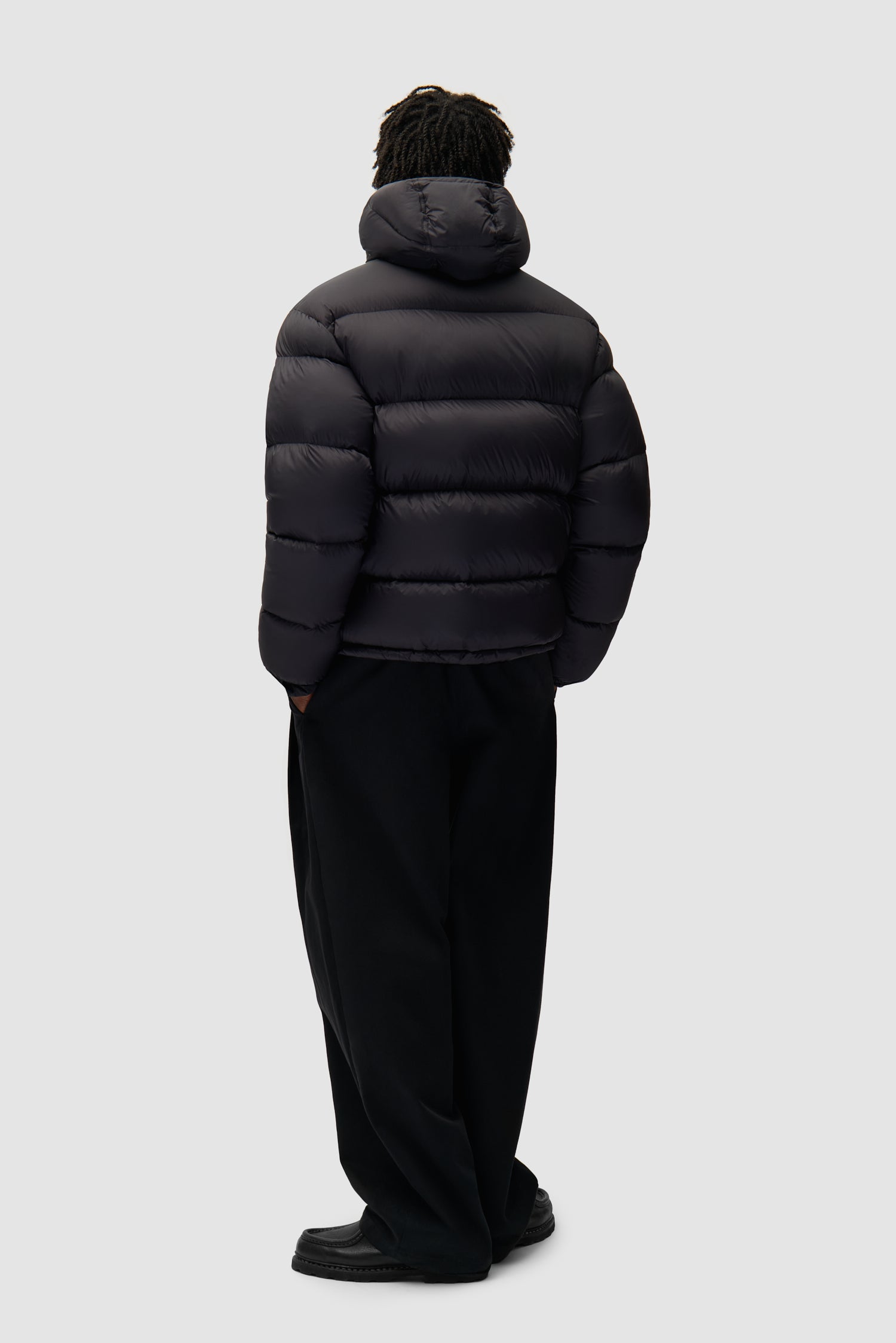 Reversible Puffer Jacket - Black