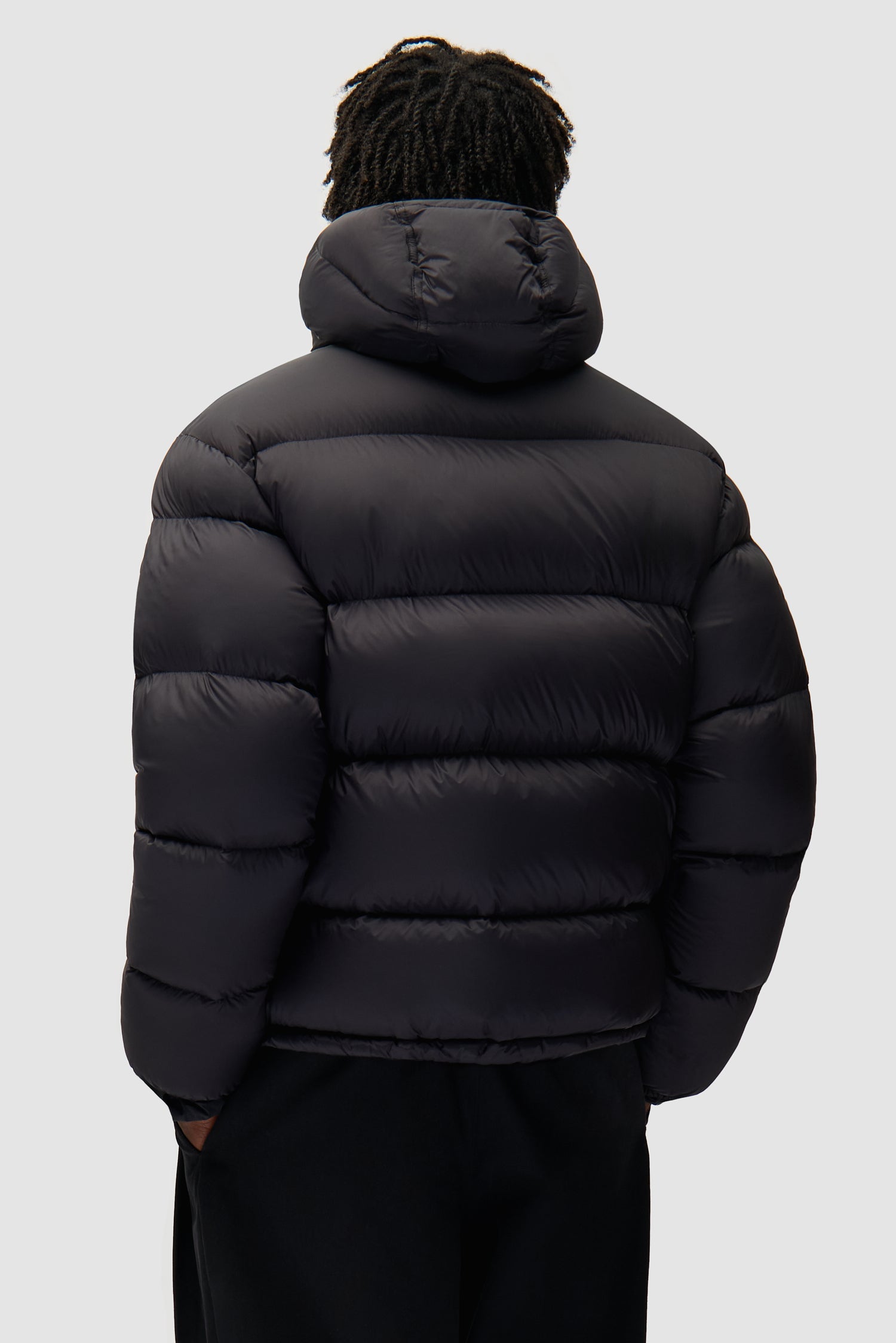 Reversible Puffer Jacket - Black