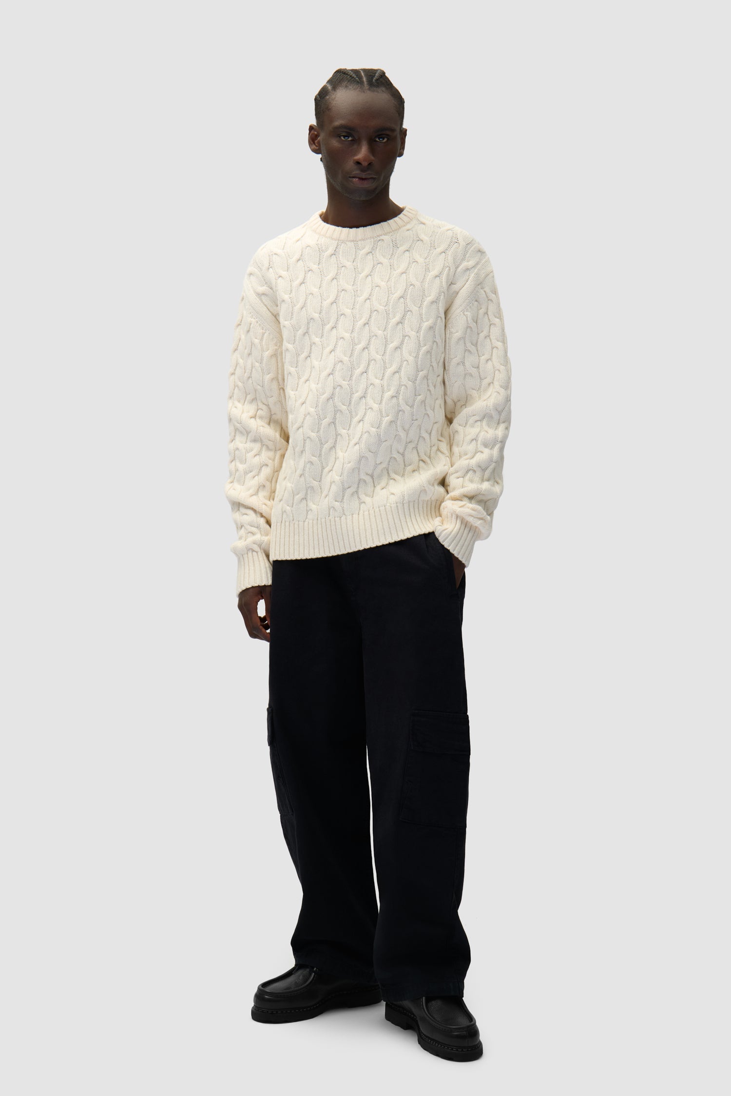 Arte - Pull en maille - Crème