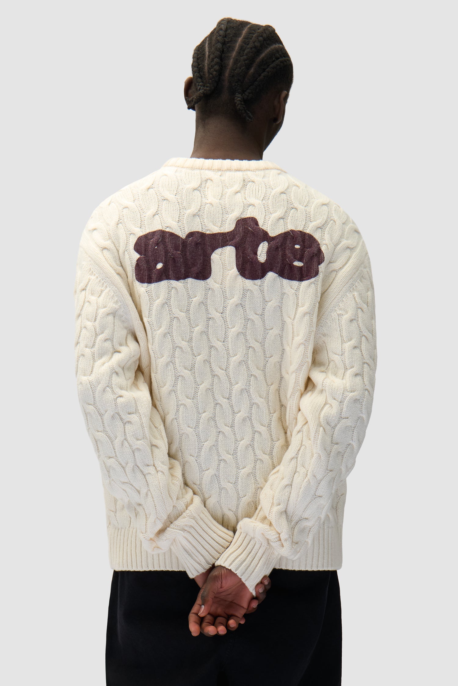 Arte - Pull en maille - Crème