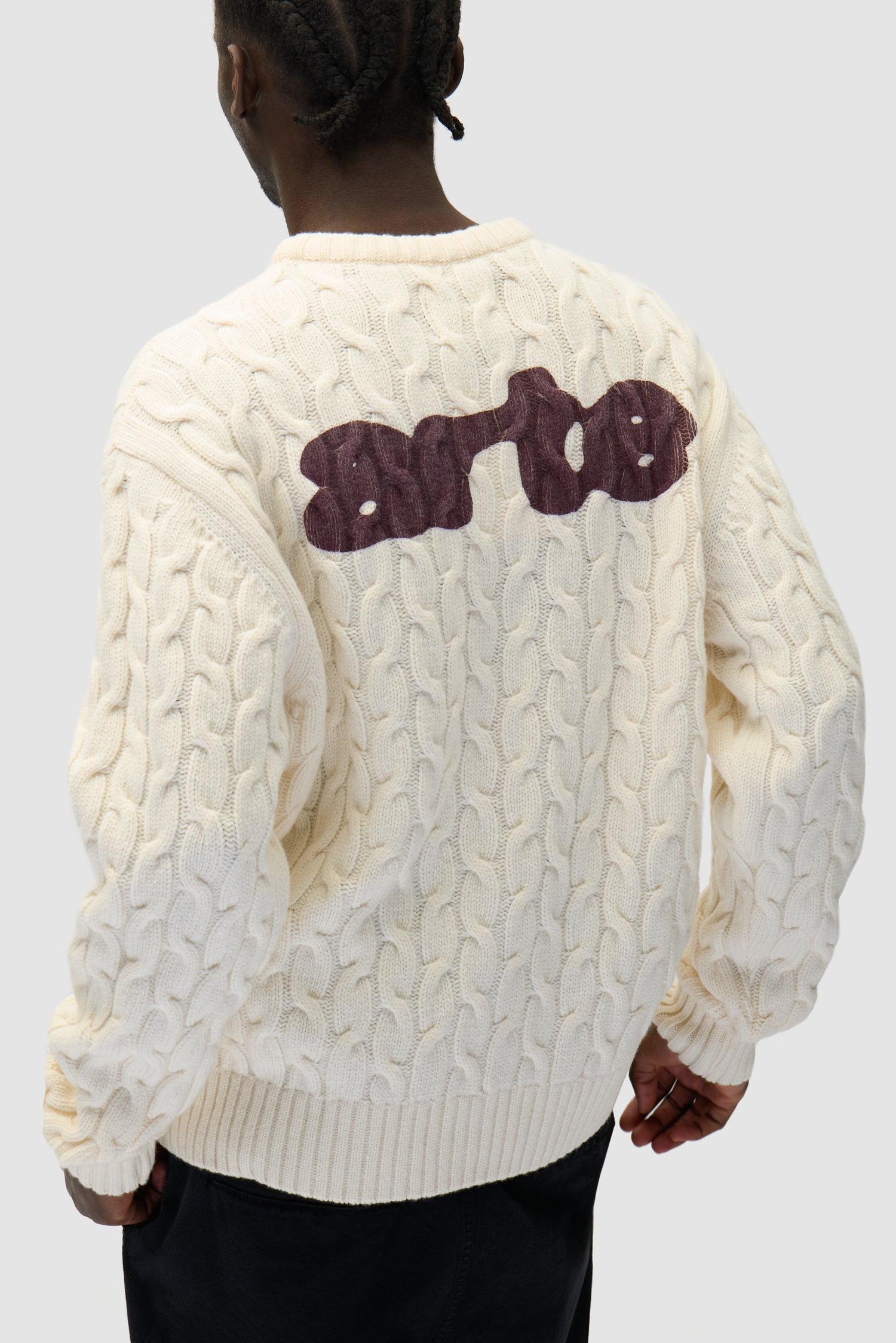 Arte - Pull en maille - Crème