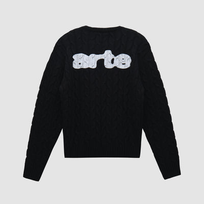Arte - Pull en maille - Noir