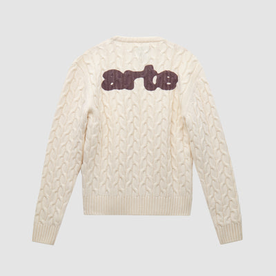 [défectueux] Pull en maille Arte - Crème