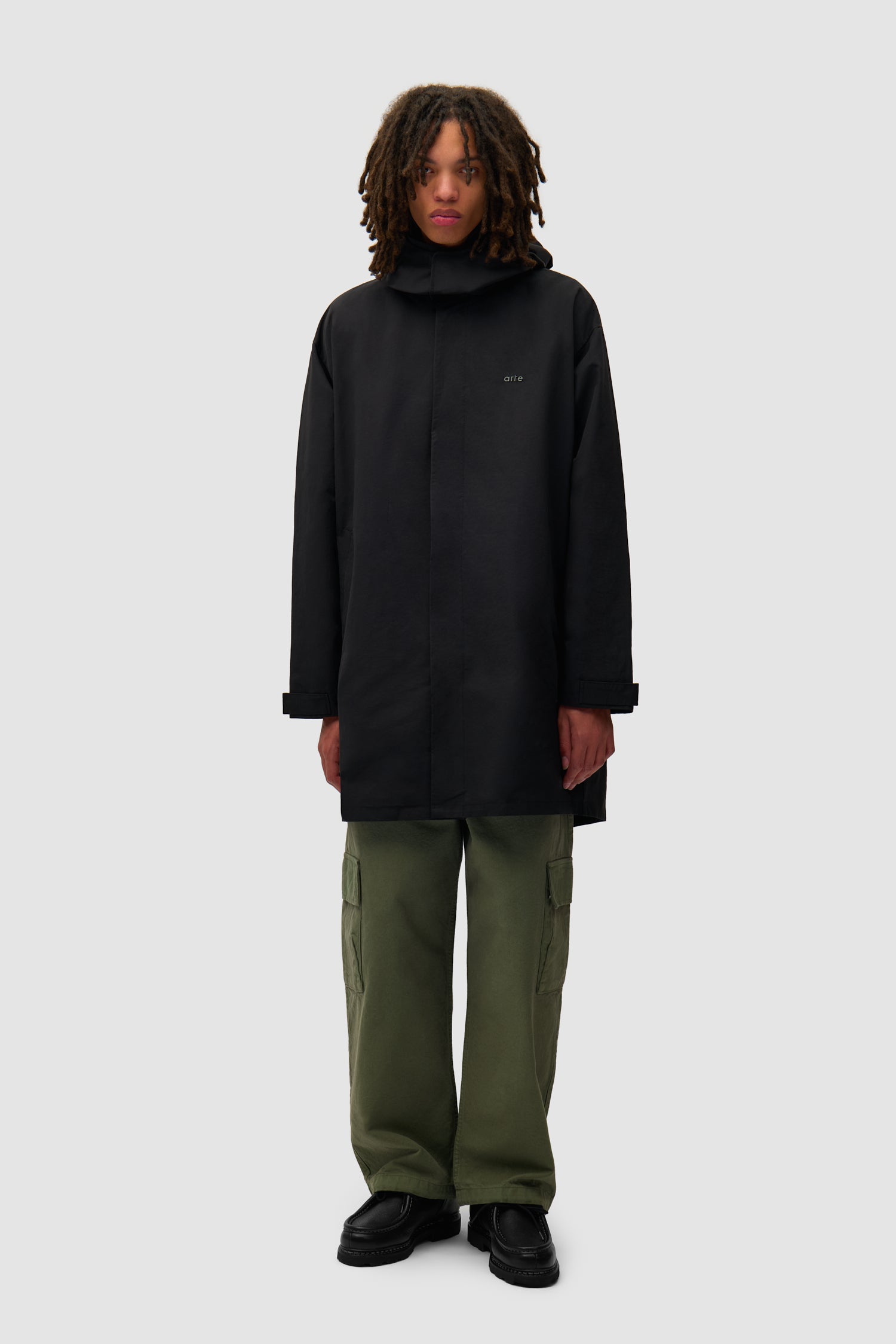 Manteau noir - Noir